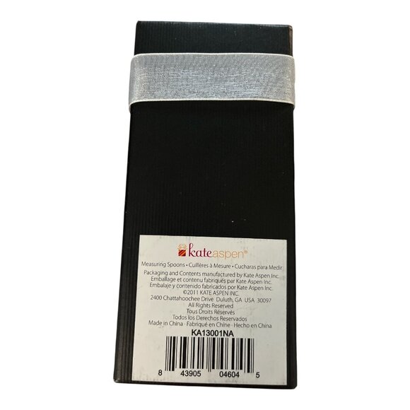 Kate Aspen Heart Measuring Spoons – Set of 4 with Uplifting Phrases – 2011 – Sta - Picture 2 of 7